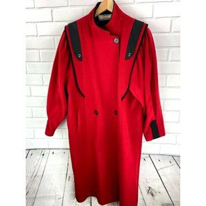 VTG Mansfield England Harrods Red Cashmere Blend